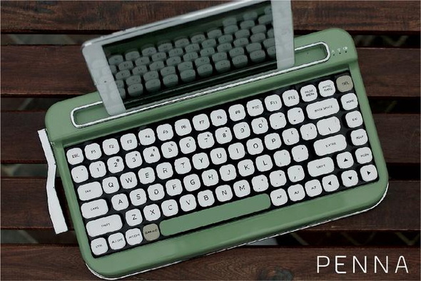 タイプライター風BTキーボード「PENNA」 Makuakeで予約販売開始 ...