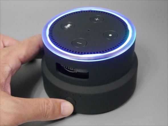 Amazon Echo Dotを完全無線化するバッテリー Smacup Plus を試す 山口真弘のスマートスピーカー暮らし 1 2 ページ Itmedia Pc User