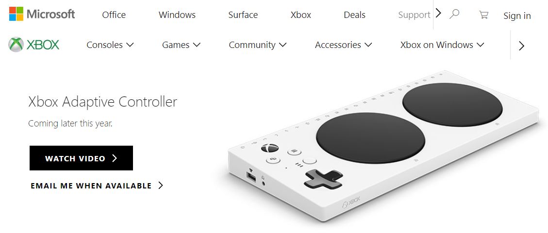 Microsoft 障害者向けxboxコントローラ Xbox Adaptive Controller を99 99ドルで年内発売へ Itmedia Pc User