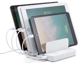 スマホとタブレットを6台同時に充電できる充電スタンド Itmedia Pc User