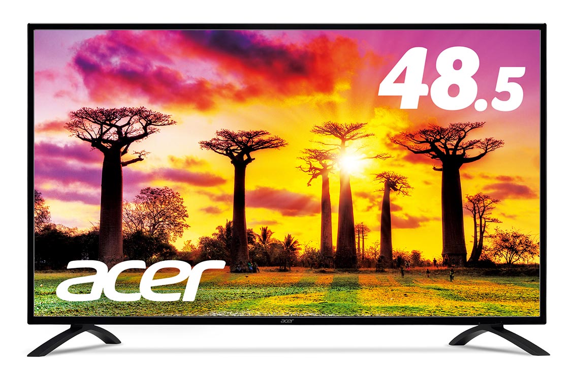 Acer EB550K 54.6型 エイサー、HDR 10対応の4Kディスプレイ「EB0」シリーズに48.5型と54.6