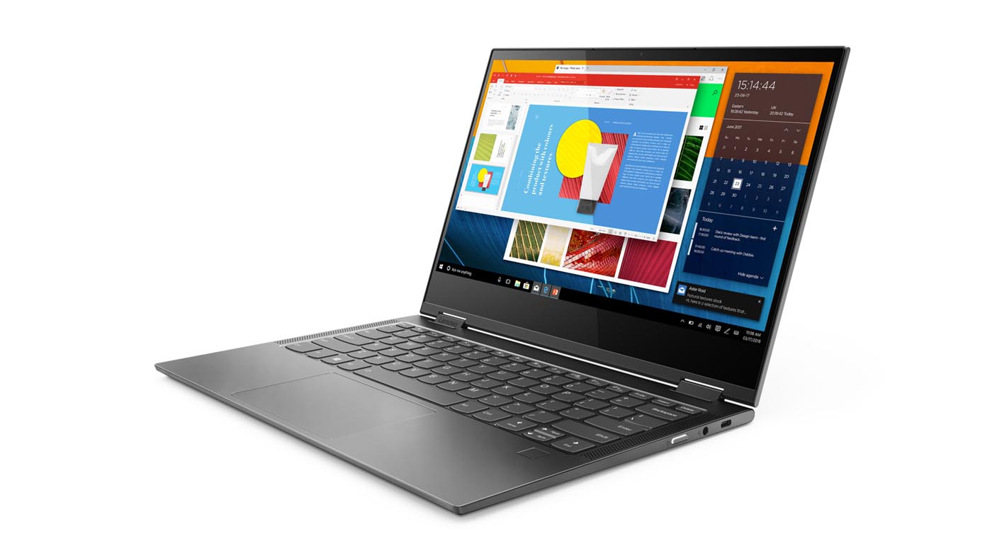 レノボ、Snapdragon 850採用の13.3型WindowsノートPC「Lenovo Yoga