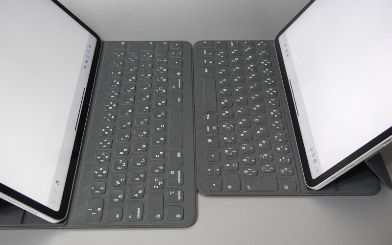 新型iPad Pro＋Smart Keyboard Folio  文字入力にベストなのは12.9型と11型のどちら？：11型と12.9型で使い勝手はどう違う？（1/4 ページ） - ITmedia PC USER