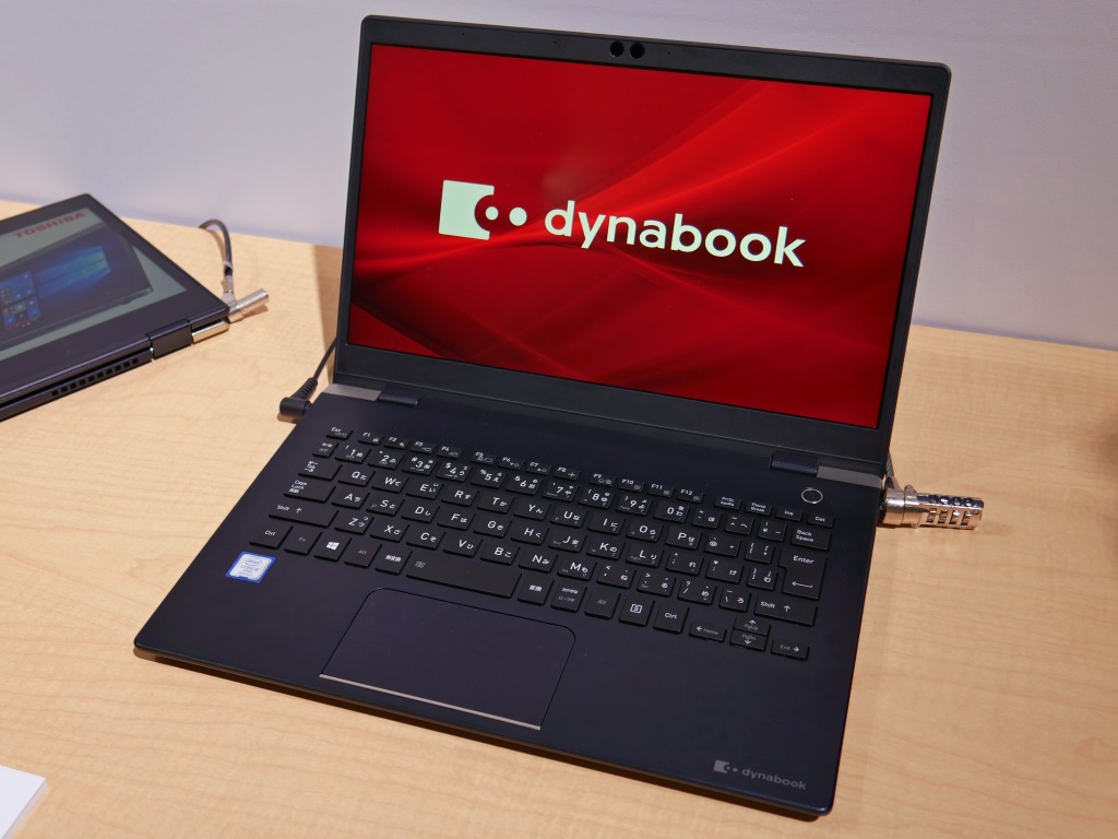 Dynabookの初 Dynabook は30周年記念の軽量モバイルpc ラスベガスで参考展示中 Ces 19 Itmedia Pc User