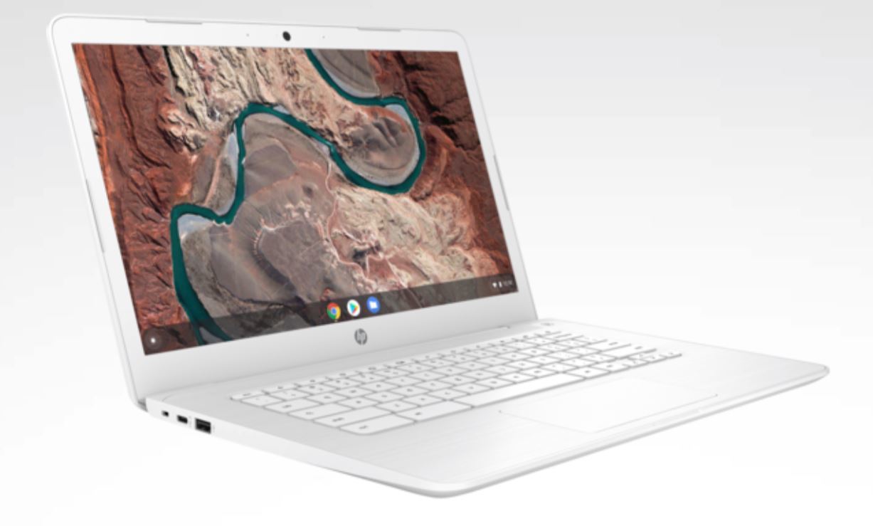 HP Chromebook in shops White