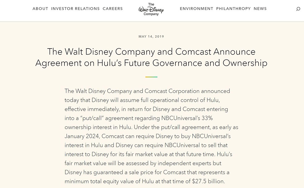 ディズニーの Hulu 完全支配が意味すること サブスク動画はさらなる競争激化へ Itmedia Pc User