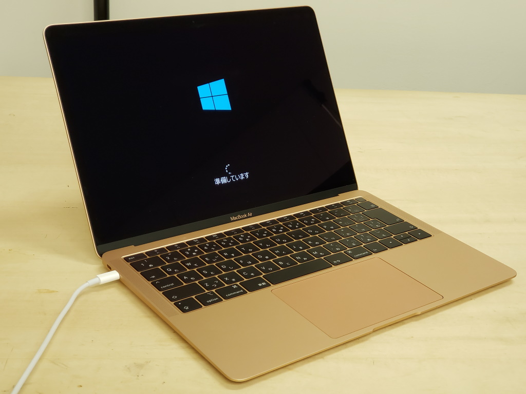 ノートPCMacBook Air 2018 Windows10付き