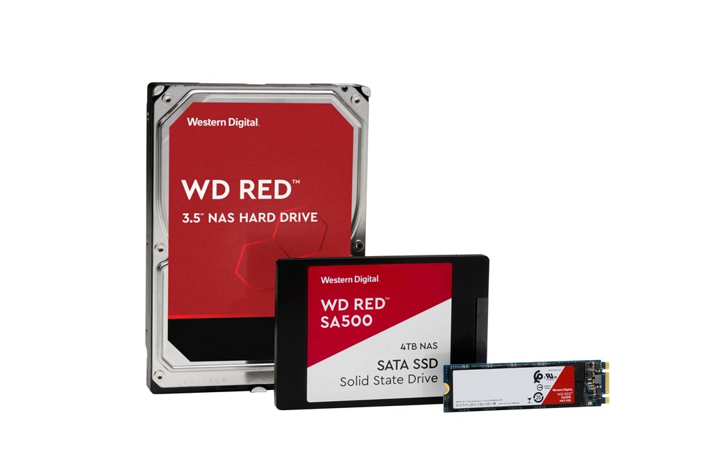 ウエスタンデジタル、NASシステム向けの高耐久SATA SSD「WD Red SA500