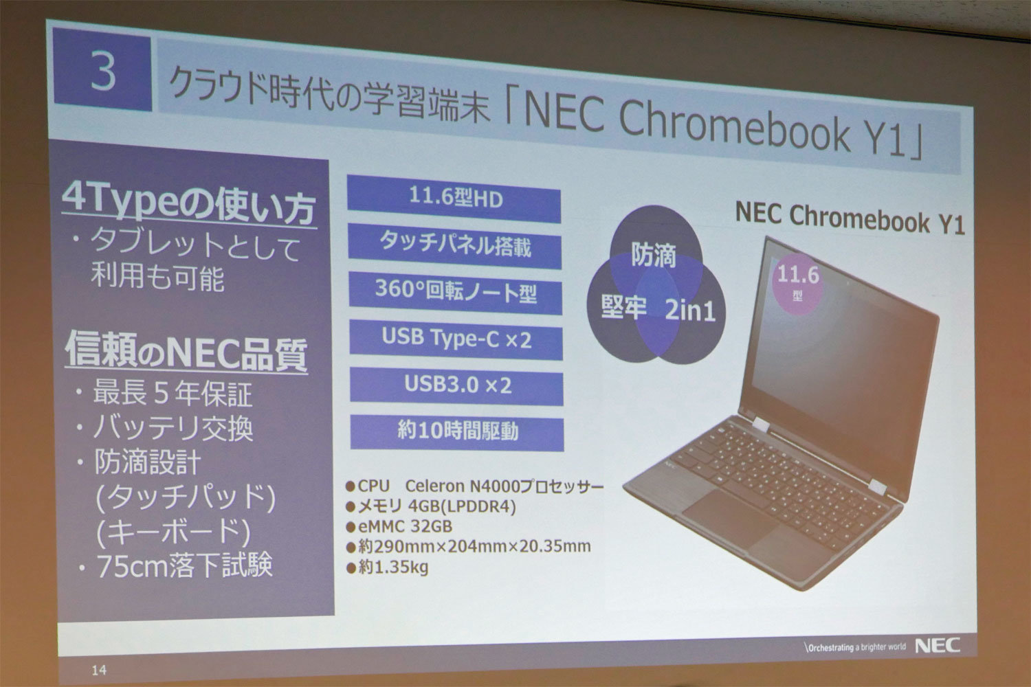 NECが新教育プラットフォームを2020年4月から提供、まずは専用の