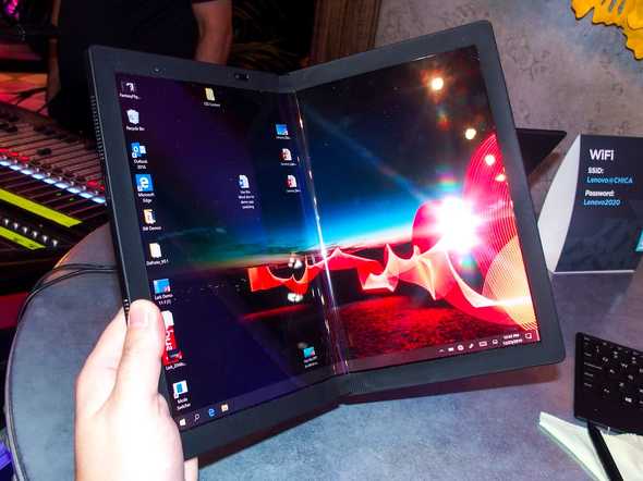 折り曲げられる Thinkpad X1 Fold や5g対応の Yoga 5g が登場 Lenovoの新型pcレポート 1 2 Itmedia Pc User
