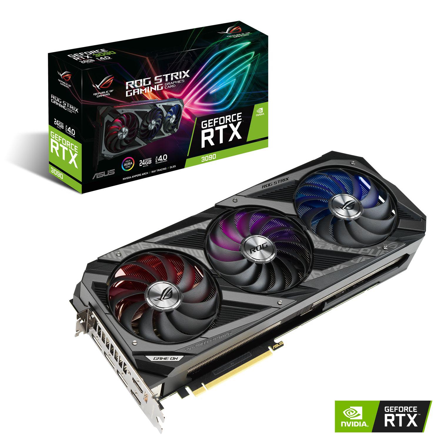 MSIとASUSがGeForce RTX 30シリーズ搭載カードの第一弾ラインアップを