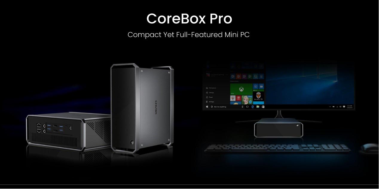 CHUWI、第10世代Core i3を搭載したコンパクトデスクトップPC「CoreBox