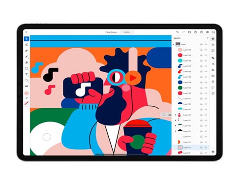 Adobe Ipad版 Illustrator を正式リリース Iphone版frescoも合わせて発表 Itmedia Pc User