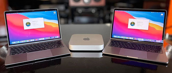 Apple M1」のMacBook AirとPro、Mac miniを3台まとめて実力チェック