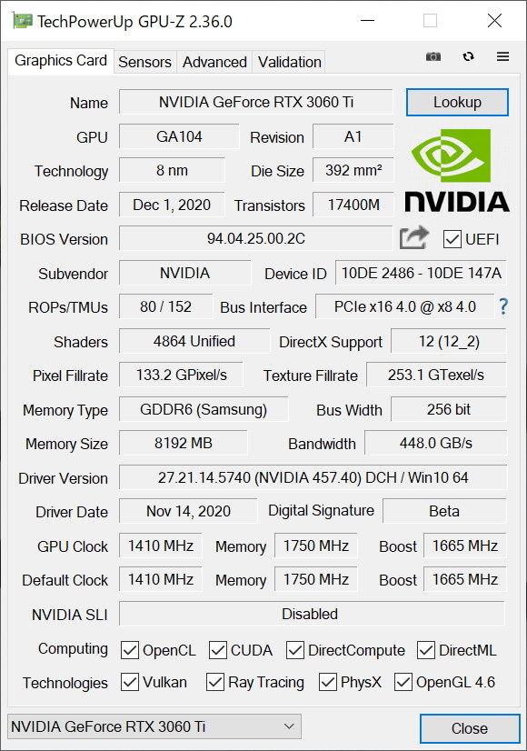 RTX 2080を確実に上回る実力！ “手が届く”GPU「GeForce RTX 3060 Ti ...