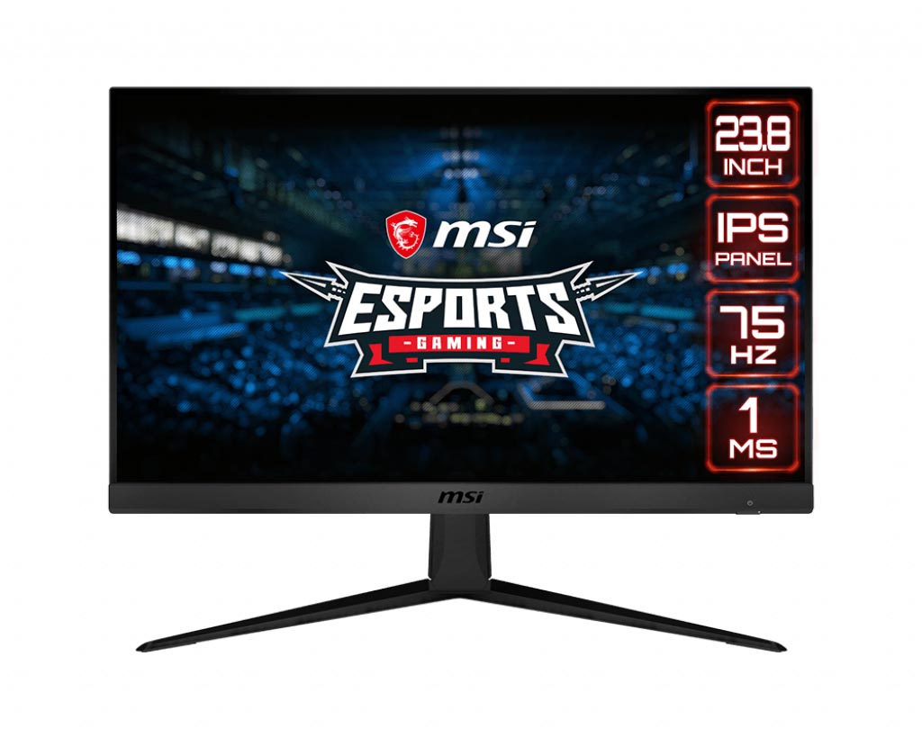 MSI、税込み1万円台のエントリー23.8型ゲーミング液晶ディスプレイ