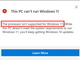 原因が分かるかも？　Windows 11の動作可否を確認する「PC正常性チェック」がアップデート