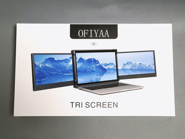 OFIYAAFPortable Triple Screen Laptop Workstation