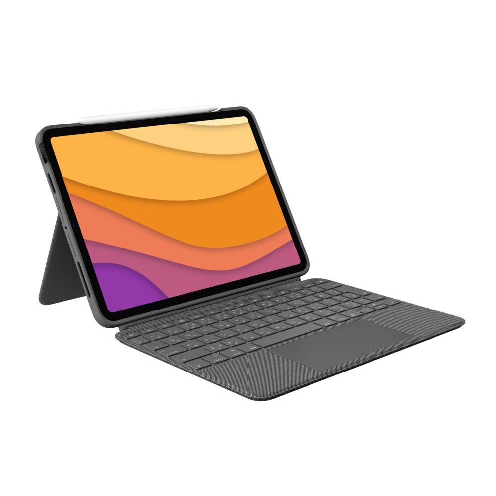 ロジクール、iPad Air 第4世代用のキーボード一体型ケース（要約 