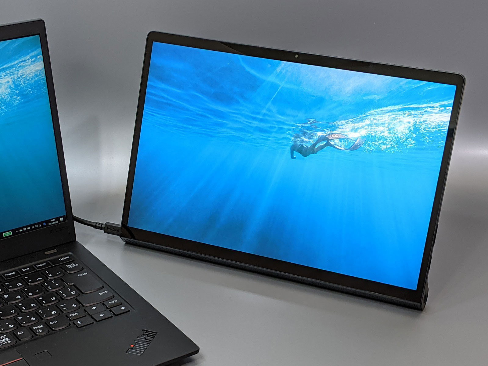 モバイルディスプレイにもなる13型Androidタブレット「Yoga Tab 13」の実用性をチェックした：モバイルディスプレイの道（3/3