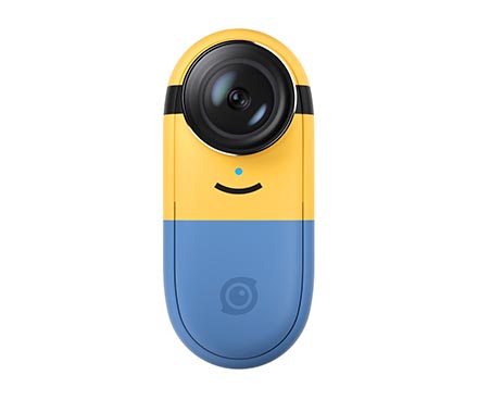 小型アクションカメラ「Insta360 GO 2」に“ミニオンズ”デザインの限定