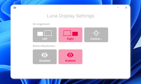 Luna Display for Windows
