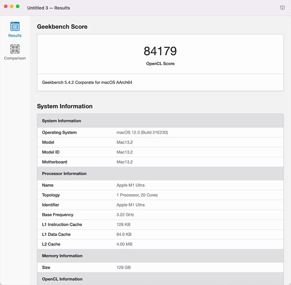 Geekbench OpenCL