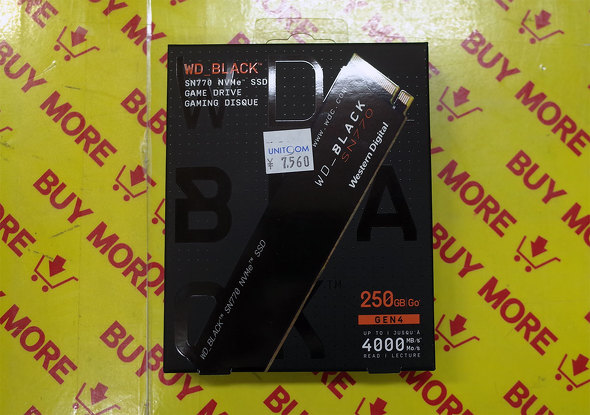 WD_BLACK SN770 NVMe SSD 250GBf