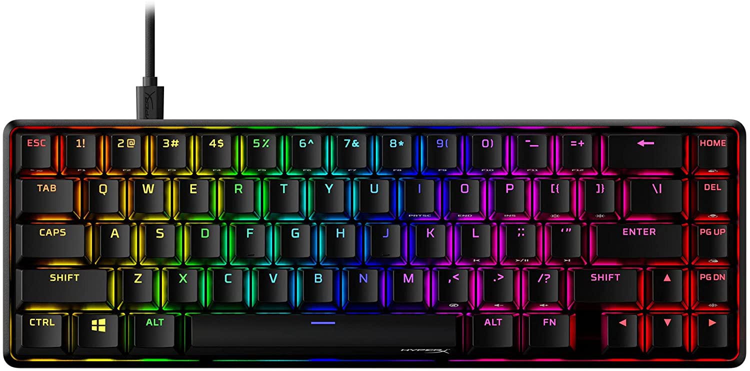 HyperX、65％デザインの超小型ゲーミングキーボード「Alloy Origins 65 