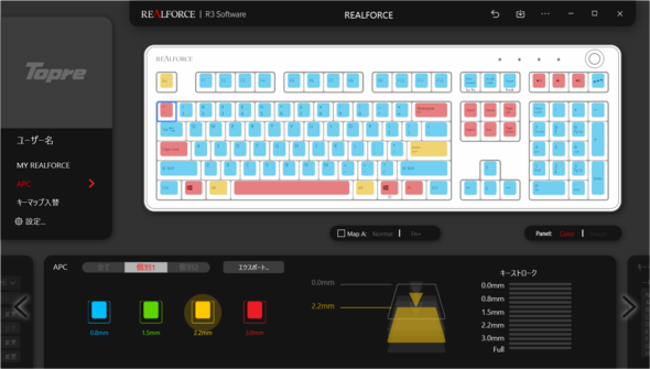 p z REALFORCE R3 p