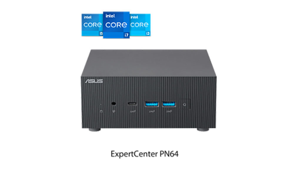 ASUS PN64-BB3000X1TD-NL I3-1220P/BT5.2/90W/3Y/BLACK/BB Mini PC 