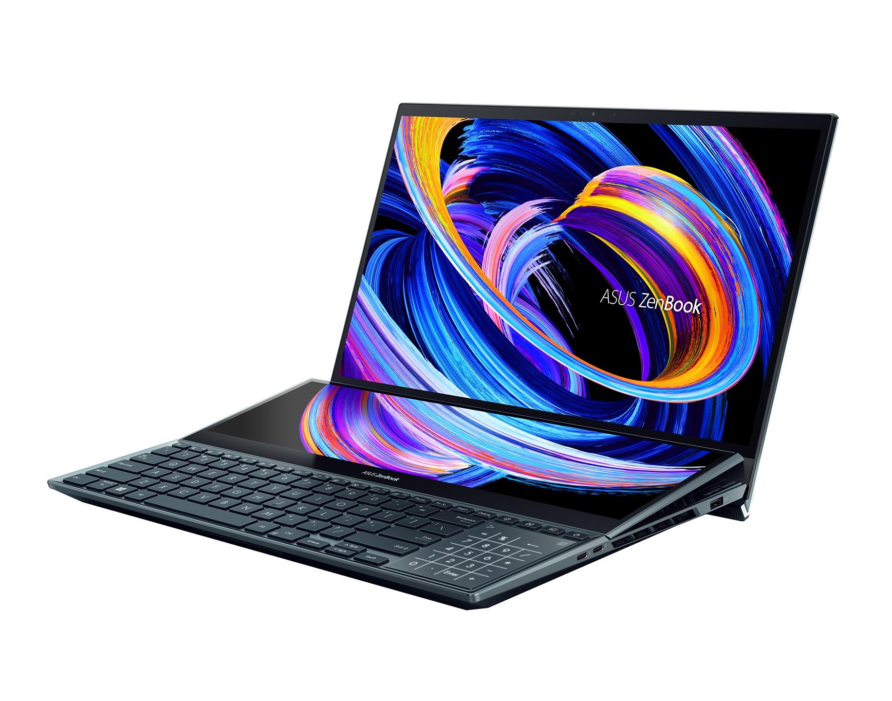 ASUS、横長セカンドディスプレイ搭載ノート「Zenbook Pro Duo」に第12