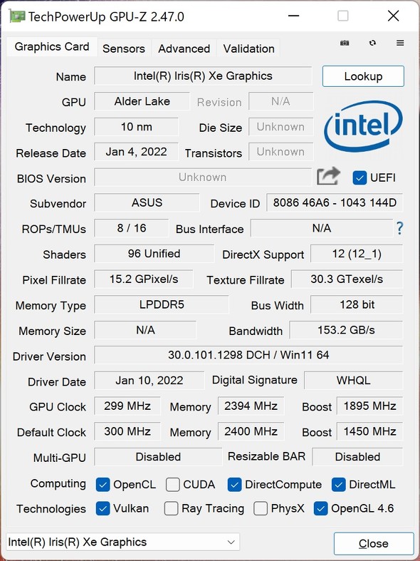 ASUS Zenbook 14X OLED Space Edition UX5401ZAS
