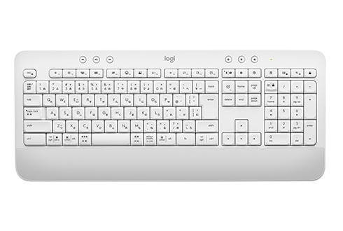 ロジクール、実売6000円台のパームレスト一体型ワイヤレスキーボード