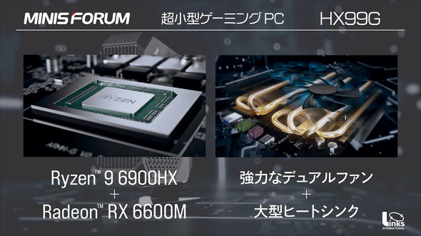 厚さ約26.5mmの薄型デスクトップPCやRyzen 9とRadeon RX 6600MのミニPC 