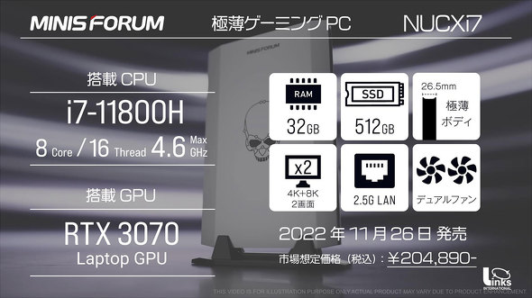 NXC^[iVi MINSFORUM ^PC Q[~OPC NUC