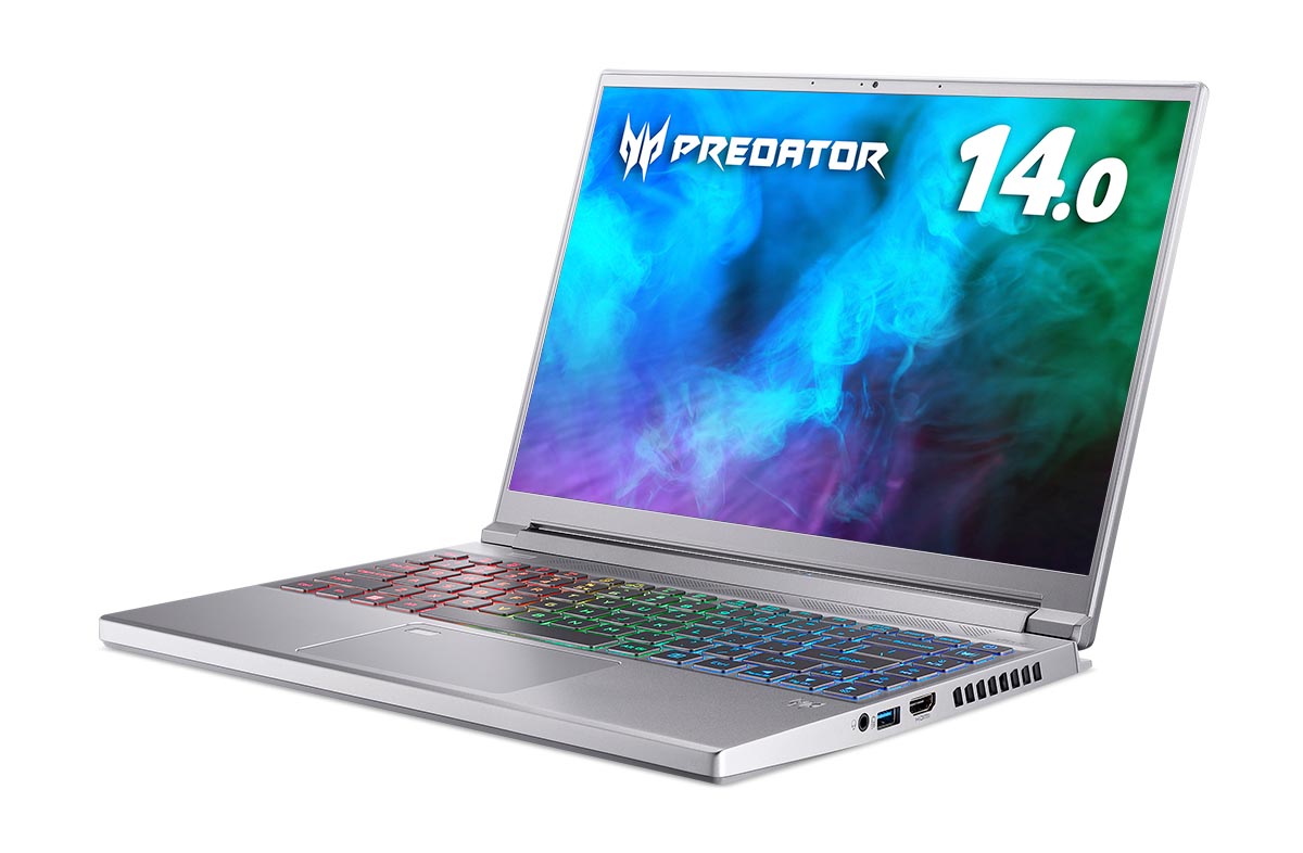 エイサー、第12世代Core i7＋RTX 3060を搭載したスリム14型ゲーミング