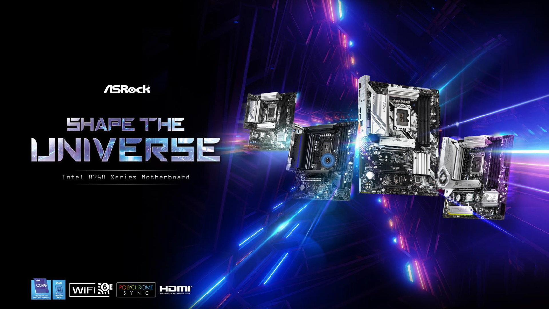 ASRockが第12／第13世代Core対応「Intel B760チップセット 