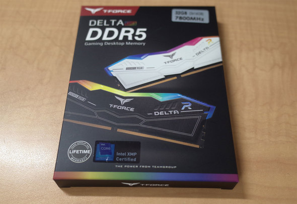IIXybNɓׂDDR5-7800́uT-Force DELTA RGB DDR5vV[Y
