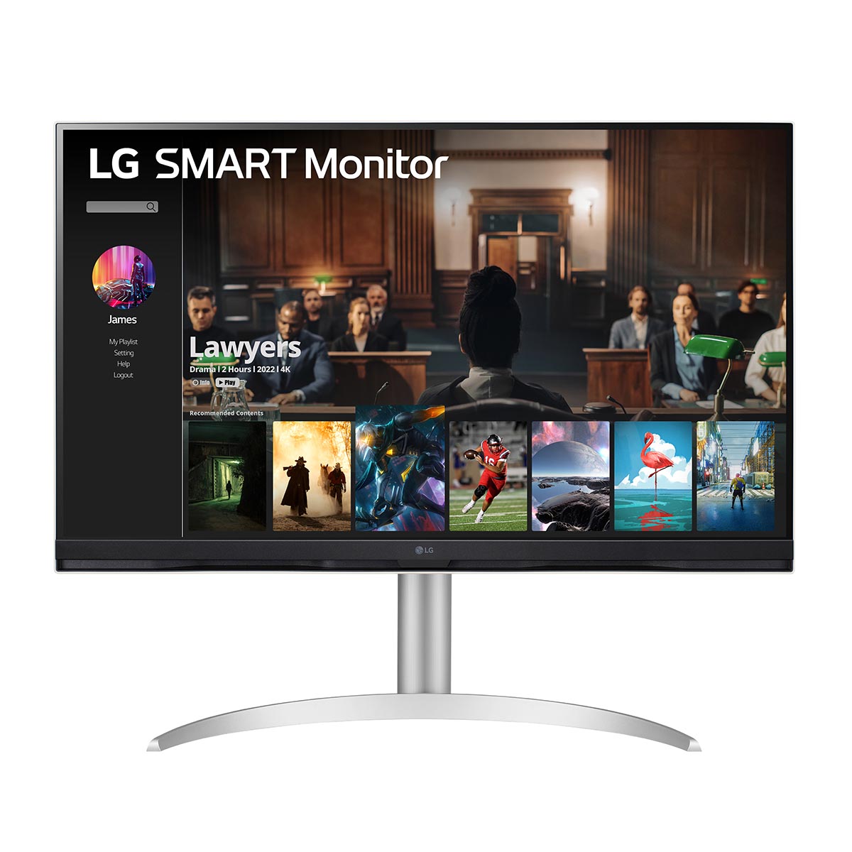 LGエレ、webOSを搭載した31.5型スマートディスプレイ「32SQ730S-W 