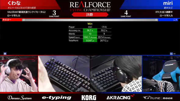 {er e REALFORCE ^CsO ReXg eSports