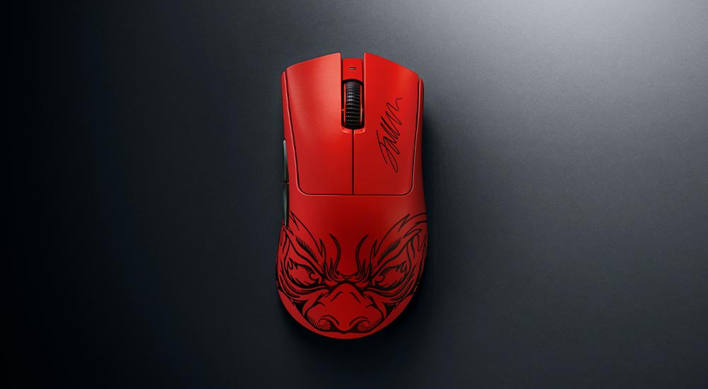 RAZER FAKER EDITIONマウス　T1 Razer、LoLプロゲーマー「Faker」コラボデザインのゲーミングマウス