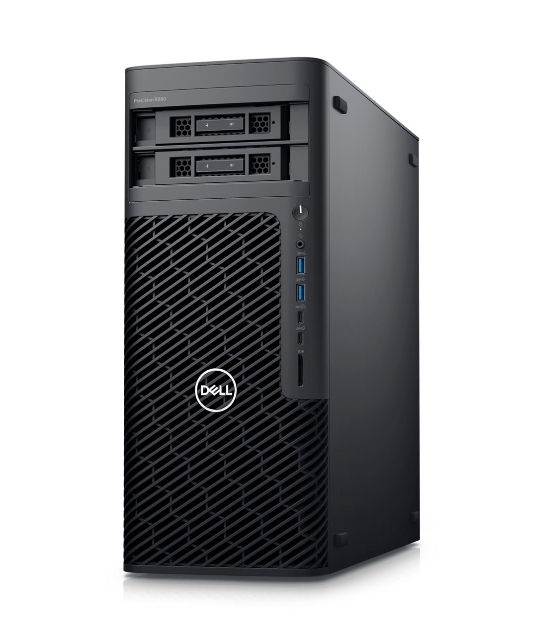 DELL デスクトップPC タワー型 ブラック デル、ミドルタワー筐体を採用したデスクトップWS「Dell Precision