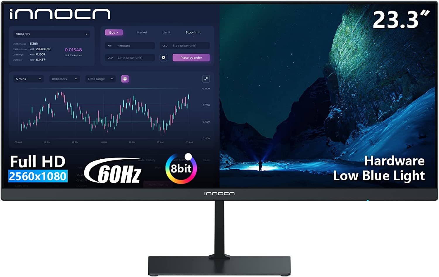 Innocn、1万3000円台で購入できる23.3型ウルトラワイド（要約