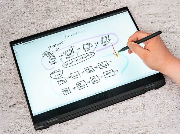 MSI 360x Summit E16 Flip A13V Ro[`u 16^ y