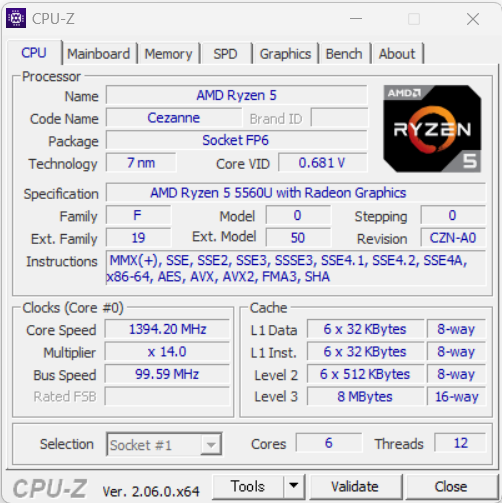 マウスコンピューター Ryzen 5 5560U Zen3 AMD ノートPC 15.6型 mouse X5-R5-WA Windows 11