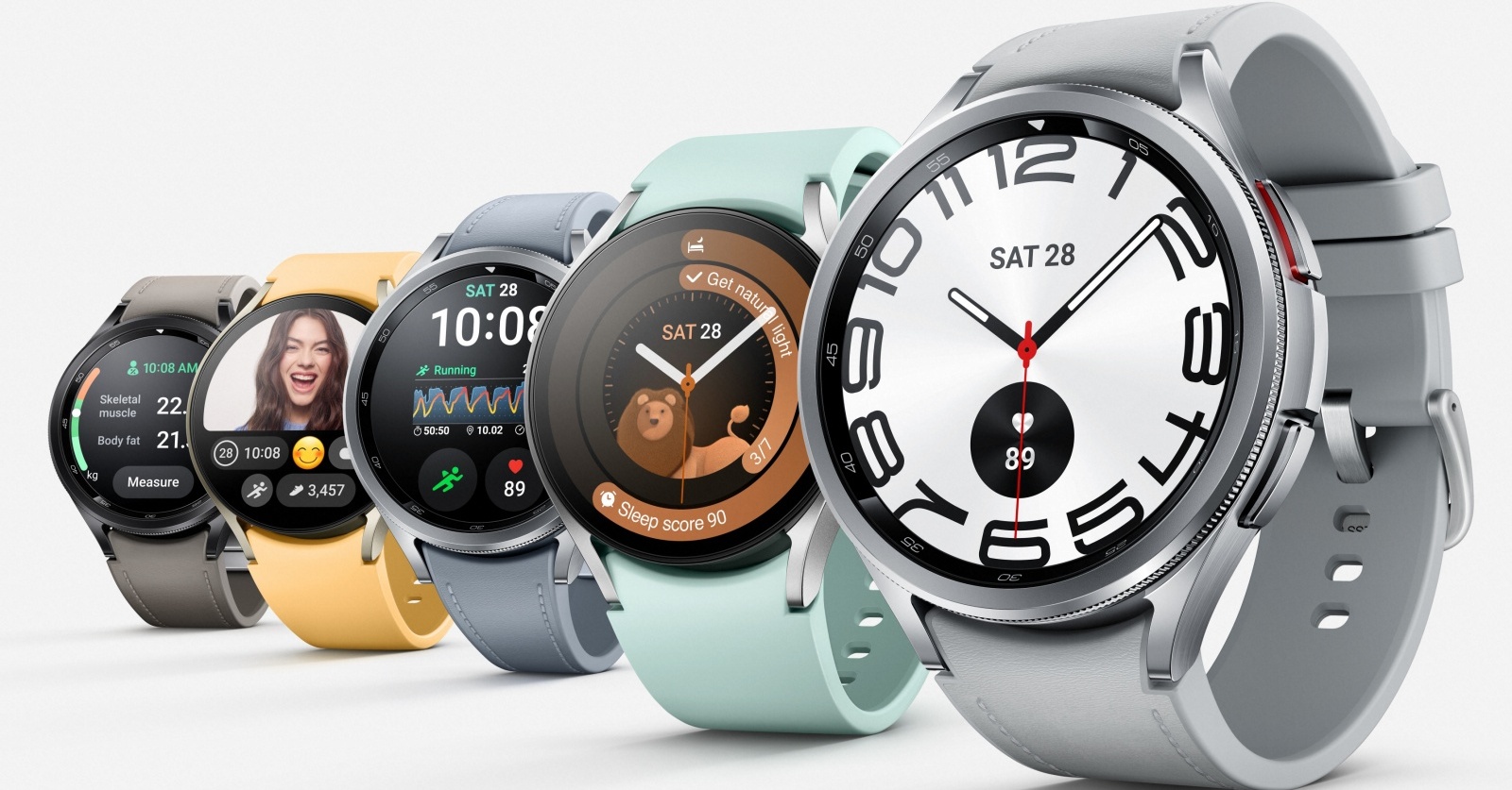 Galaxy Watch6」「Galaxy Watch6 Classic」発表 画面大型化でベゼルが 