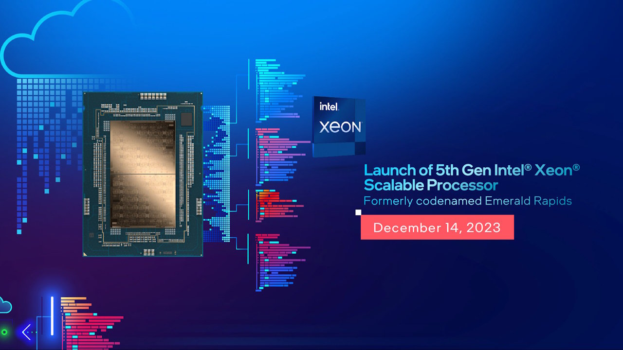 Intelが「第5世代Xeonスケーラブルプロセッサ（Emerald Rapids）」を12