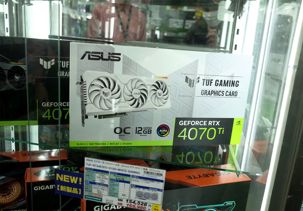 TSUKUMO eX.ɕԁuTUF Gaming GeForce RTX 4070 Ti White OC Edition 12GB GDDR6Xv