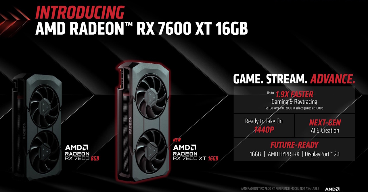 グラフィックスメモリは16GB！ AMDがミドルレンジGPU「Radeon RX 7600